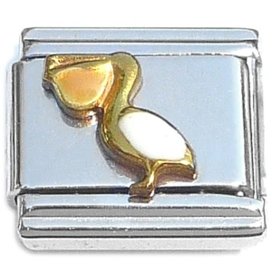Pelican Bird Italian Charm