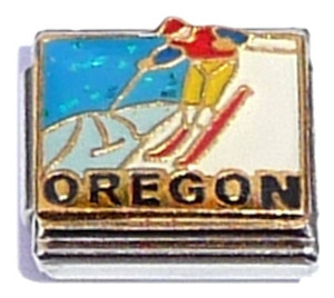 Oregon Man Skiing Italian Charm Oregon Man Skiing Italian Charm