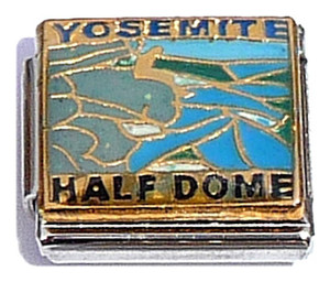 Half Dome Italian Charm