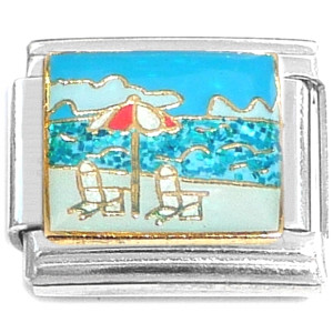 Chairs Facing Ocean Italian Charm