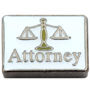 Attorney Scales Floating Locket Charm Attorney Scales Floating Locket Charm