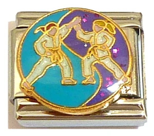 Girls Sparring Karate Italian Charm