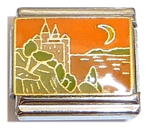 Castle Near Water Italian Charm