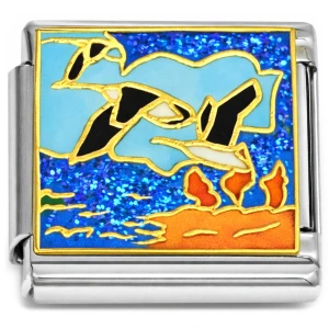 Birds In Flight Italian Charm