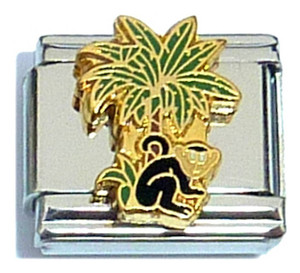 Monkey In Tree Italian Charm Monkey In Tree Italian Charm