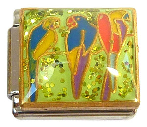 Three Parrots Italian Charm