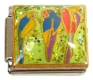 Three Parrots Italian Charm