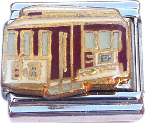 Trolley Car Italian Charm Trolley Car Italian Charm
