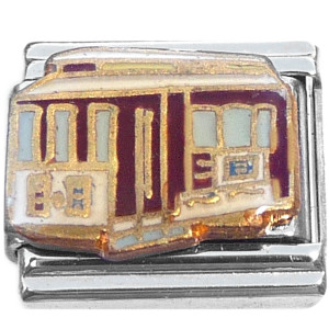 Trolley Car Italian Charm