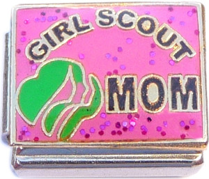 Girl Scout Mom Italian Charm Girl Scout Mom Italian Charm