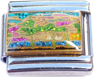 Trees and Sky Italian Charm