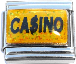 Casino Dollar Sign Italian Charm Casino Dollar Sign Italian Charm