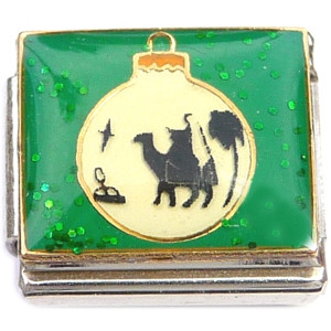 Wise Men and Star Ornament Italian Charm Wise Men and Star Ornament Italian Charm