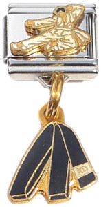 Martial Arts Dangle Italian Charm Martial Arts Dangle Italian Charm