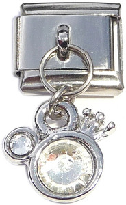 Mouse Ears Dangle Italian Charm