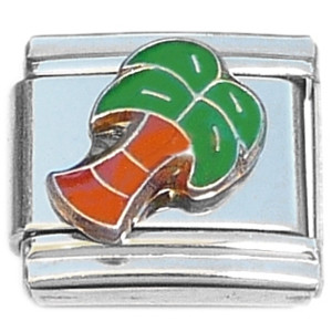 Colorful Palm Tree Italian Charm