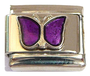 Classic Butterfly February Italian Charm Classic Butterfly February Italian Charm