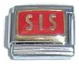 Red Sis Italian Charm