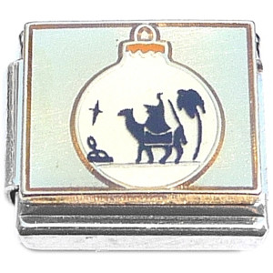 Holiday Ornament Wise Men Italian Charm Holiday Ornament Wise Men Italian Charm