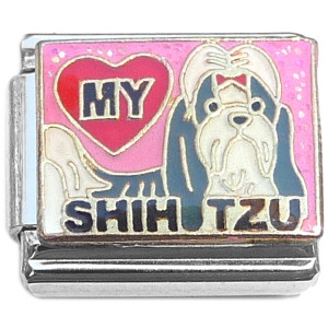 Love My Shih Tzu Dog Italian Charm Love My Shih Tzu Dog Italian Charm