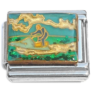 Jet Ski on Water Italian Charm Jet Ski on Water Italian Charm