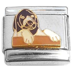 Cute Dog Face and Paws Italian Charm Cute Dog Face and Paws Italian Charm