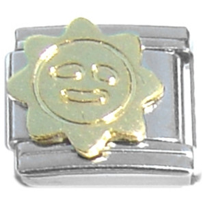 Smiling Sun Flower Italian Charm Smiling Sun Flower Italian Charm