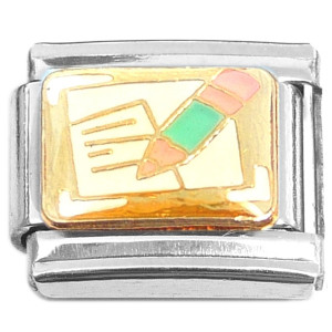 Writing Letter Note Italian Charm Writing Letter Note Italian Charm