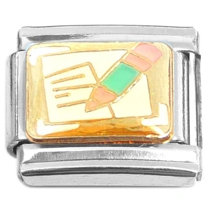Pencil Handwritten Letter Note Italian Charm