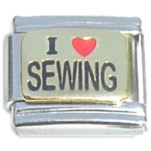 I Love Sewing Red Heart Italian Charm I Love Sewing Red Heart Italian Charm
