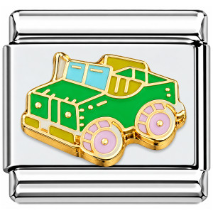 Offroad Vehicle ATV Jeep Green Italian Charm