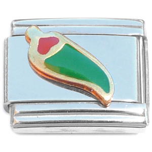 Jalapeno Spicy Green Pepper Italian Charm Jalapeno Spicy Green Pepper Italian Charm