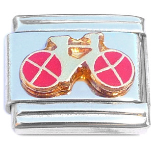 Red Bicycle Bike Ride Italian Charm