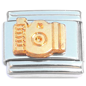 Classic Camera Goldtone Italian Charm Classic Camera Goldtone Italian Charm