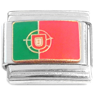 Portugal Country Flag Italian Charm Portugal Country Flag Italian Charm