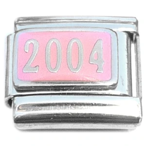 Year 2004 Pink Italian Charm
