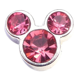 Mouse Ears October Floating Locket Charm Mouse Ears October Floating Locket Charm