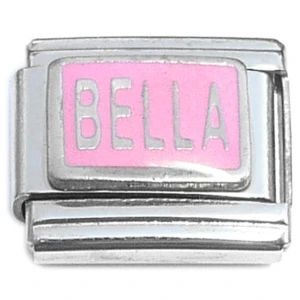 Bella Pink Italian Charm