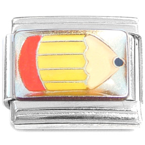 Pencil School Student Teacher Italian Charm Pencil School Student Teacher Italian Charm