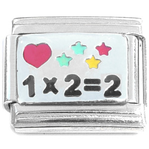 Math One Times Two Equals Two Multiplication Teacher School Italian Charm Math One Times Two Equals Two Multiplication Teacher School Italian Charm