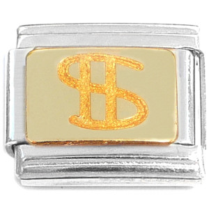 Dollar Sign Yellow Italian Charm Dollar Sign Yellow Italian Charm