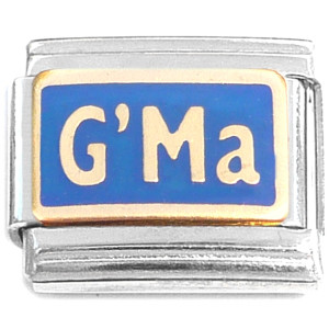 G'ma for Grandma Blue Italian Charm G'ma for Grandma Blue Italian Charm