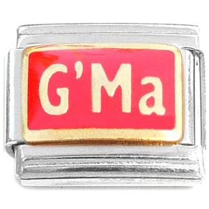 G'Ma for Grandma Red Italian Charm