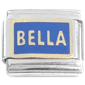 Bella Dark Blue Italian Charm