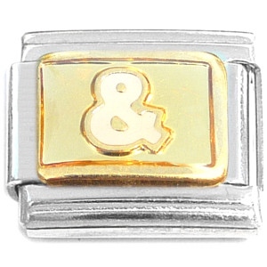 Ampersand And Sign Italian Charm Ampersand And Sign Italian Charm