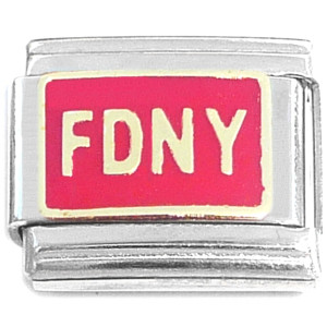 FDNY Fire Department New York Italian Charm FDNY Fire Department New York Italian Charm