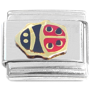 Red Ladybug Spots Italian Charm Red Ladybug Spots Italian Charm