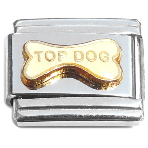 Top Dog Bone Italian Charm