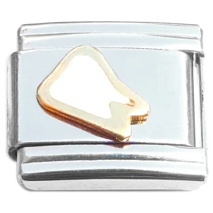 White Tooth Dentist or Dental Hygienist Italian Charm