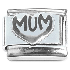 Mum Cute Heart Italian Charm Mum Cute Heart Italian Charm